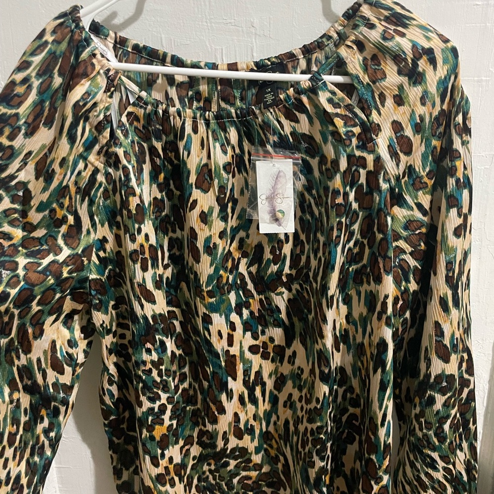 Leopard Print Blouse